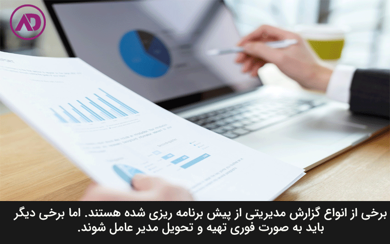 Types of management reports