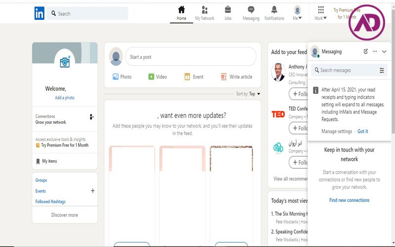 Hiring through LinkedIn