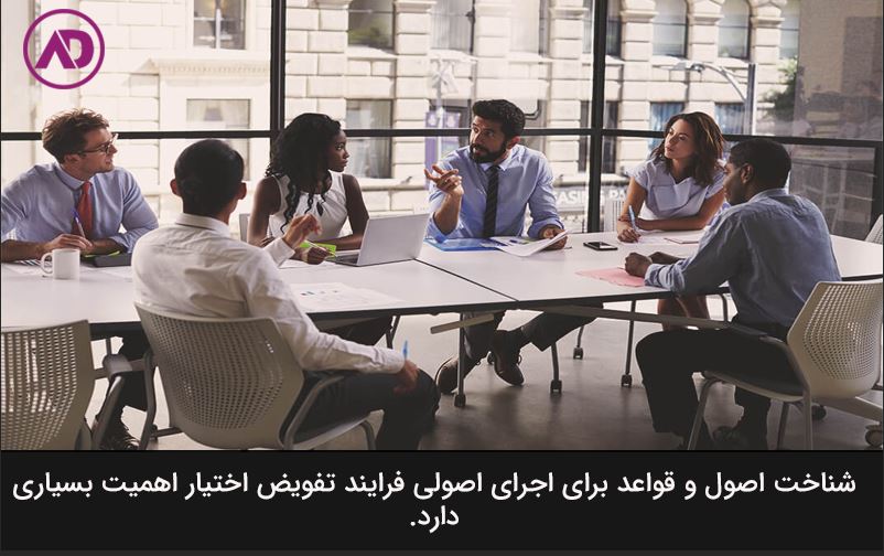Principles of delegation in management