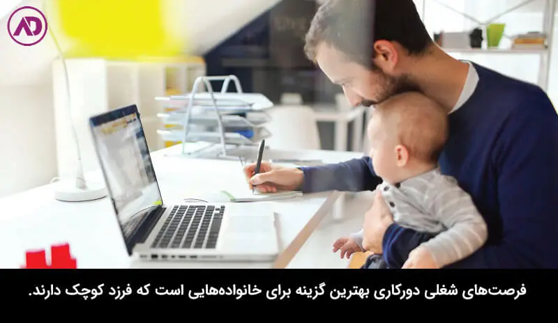 مزایای کار از راه دور برای کارمندان
