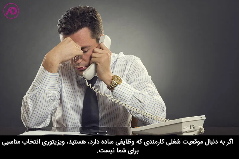 معایب شغل ویزیتوری