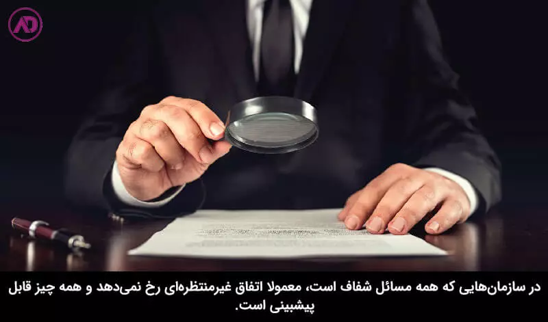 دلیل اهمیت شفافیت سازمانی