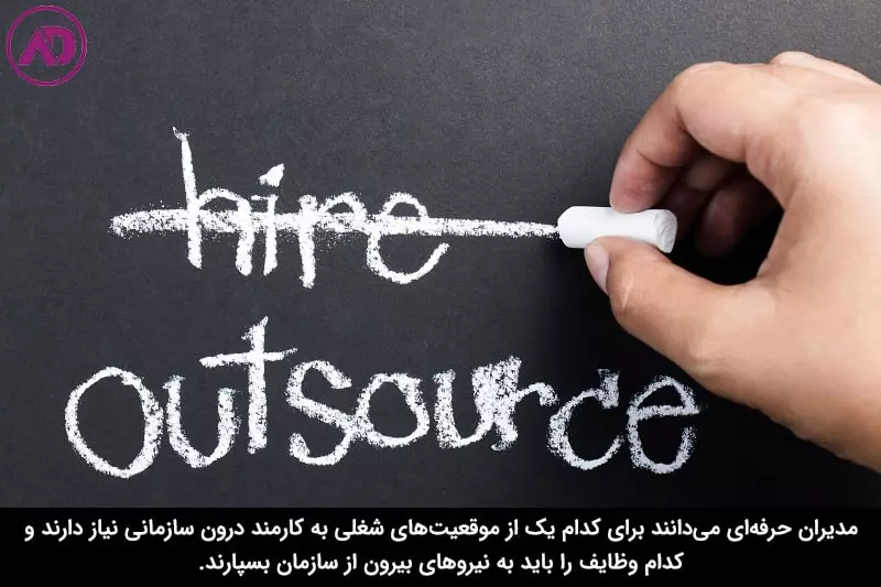 برون سپاری بهتر است یا استخدام نیرو؟