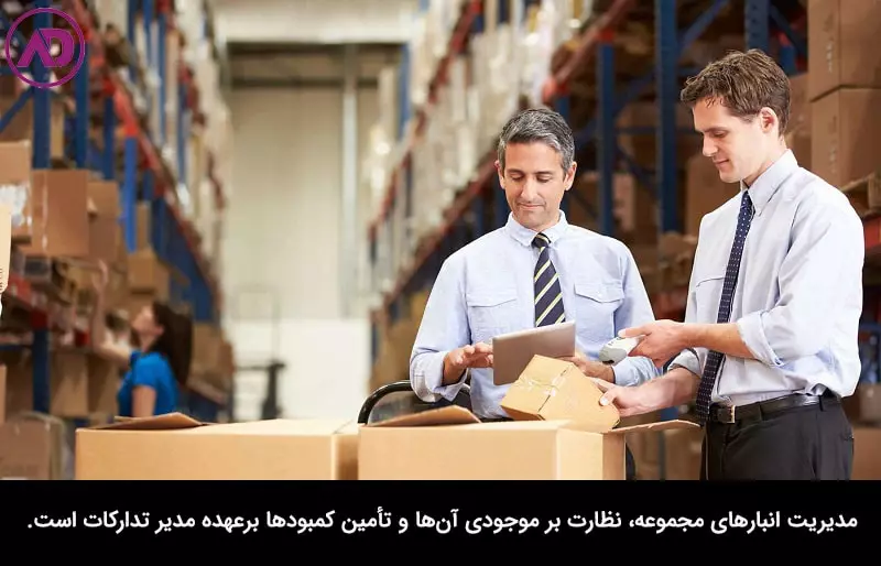 انواع مدیریت : مدیر تدارکات