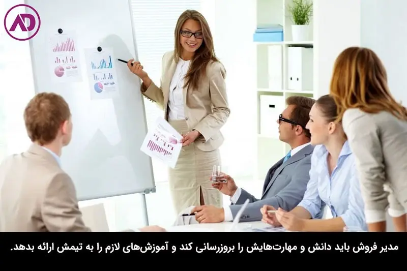 وظایف مدیر فروش در سازمان - آموزش