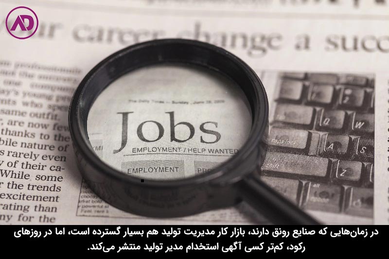 بازار کار مدیر تولید