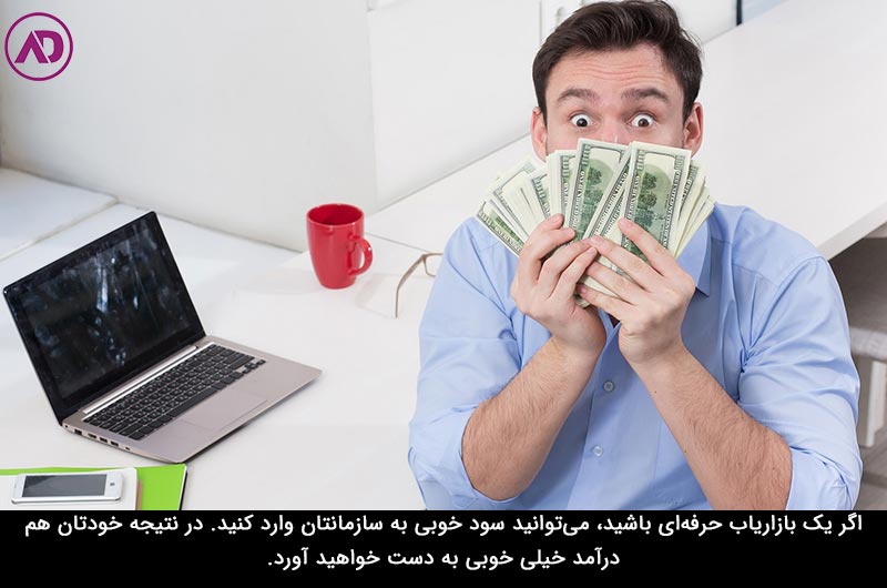 حقوق کارشناس بازاریابی