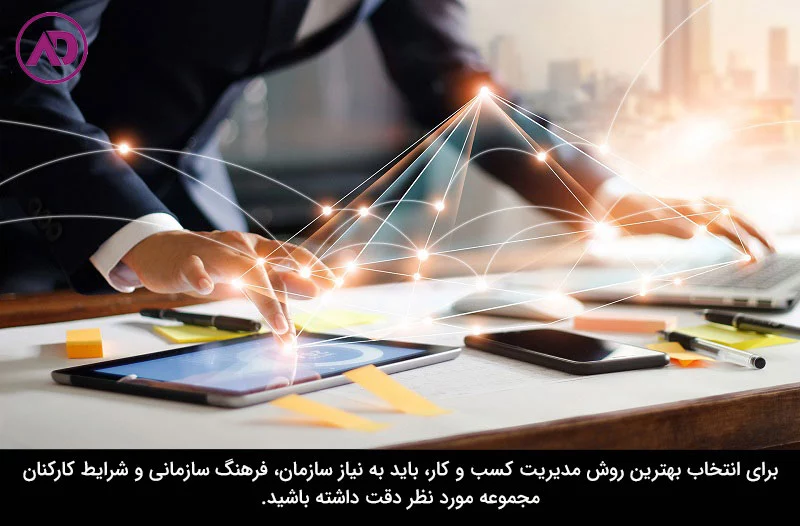 انواع مدیریت کسب و کار